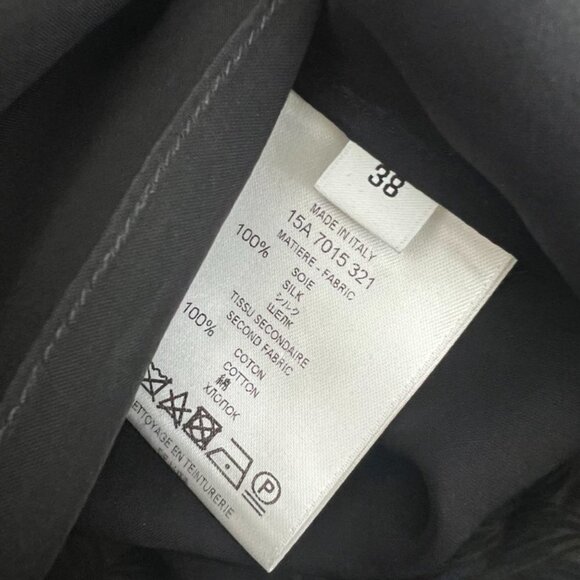 Givenchy Paris sheer stripped silk blouse size 38 - Picture 6 of 6